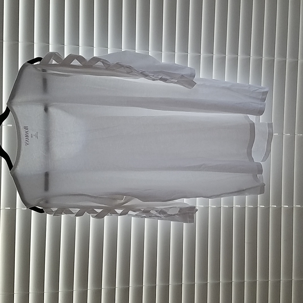 Roaman's White Blouse